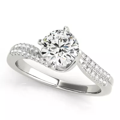 Chandler Pavé Diamond Engagement Ring