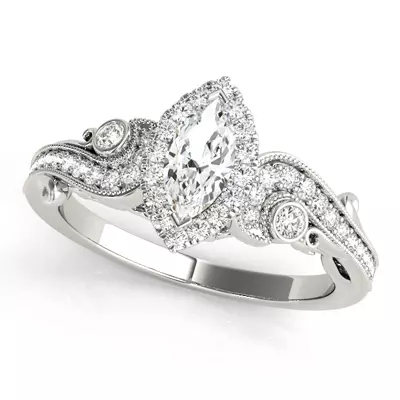 Azariah Halo Engagement Ring