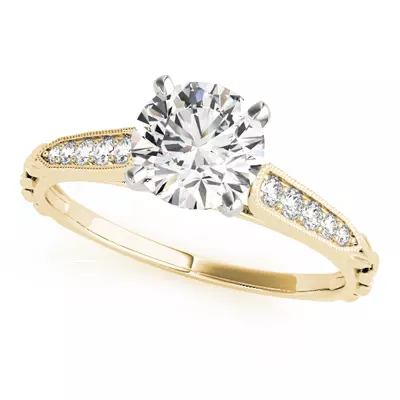 Trudy Vintage Inspired Engagement Ring