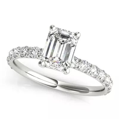 Aileen French Pavé Engagement Ring