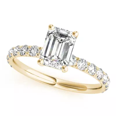 Aileen French Pavé Engagement Ring