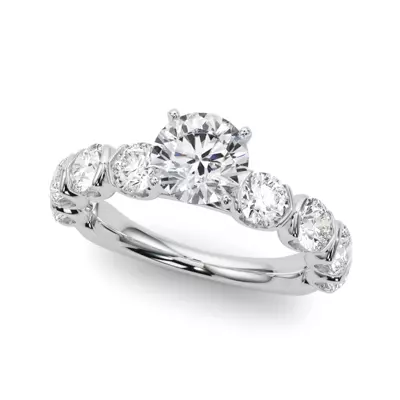 Kendra U Prong Diamond Engagement Ring