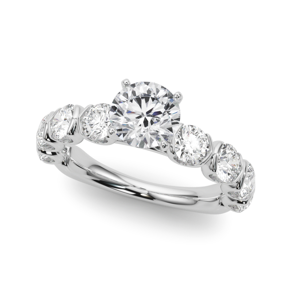 Kendra U Prong Diamond Engagement Ring