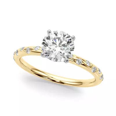 Constantine Scattered Diamond Engagement Ring