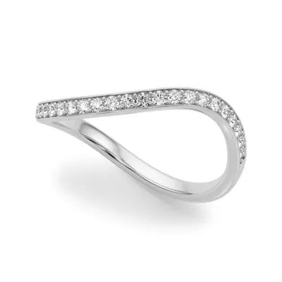 Ziridelle Bypass Pave Diamond Band