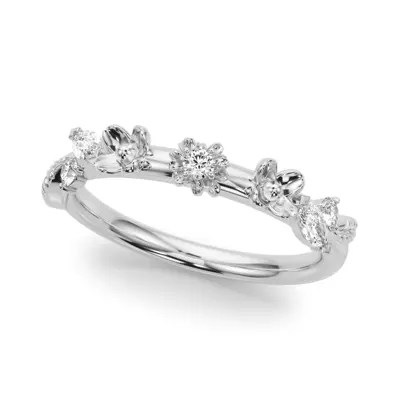 Tulum Floral Wedding Band