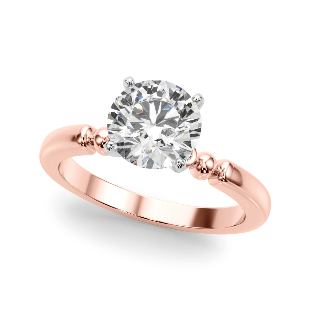Isaline Bezel Accent Diamond Engagement Ring