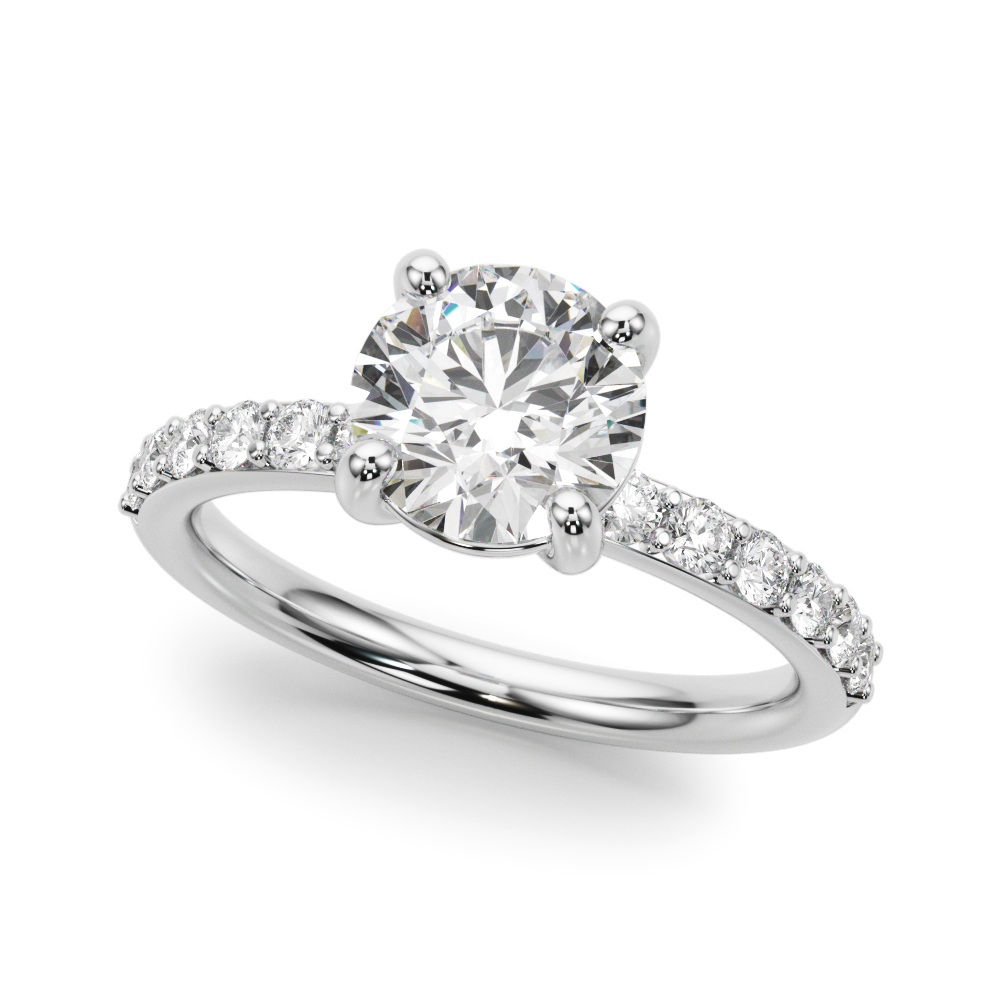Diora Classic Pave Engagement Ring