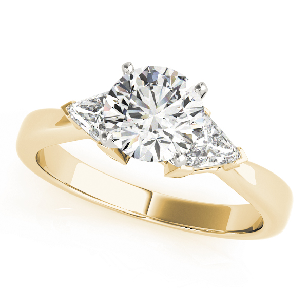 Milana Three Stone Engagement Ring