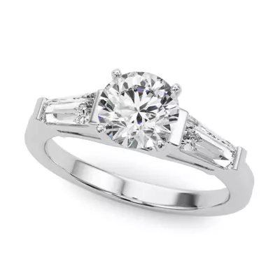 Nya Three Stone Engagement Ring