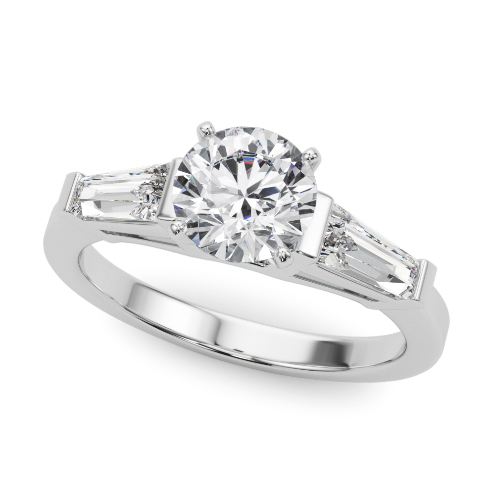 Nya Three Stone Engagement Ring