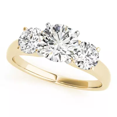Landry Three Stone Engagement Ring