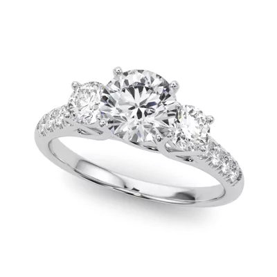 Emmie Three Stone Engagement Ring