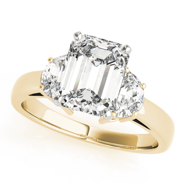 Perdita Three Stone Engagement Ring