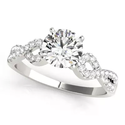 Elsbeth Micro Pavé Engagement Ring