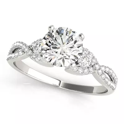 Rosalina Micro Pavé Engagement Ring