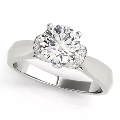 Sera Diamond Collar Engagement Ring