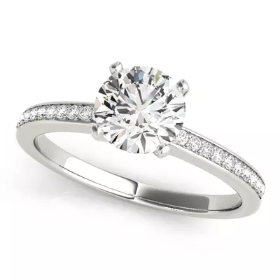 Jaime Channel Diamond Engagement Ring