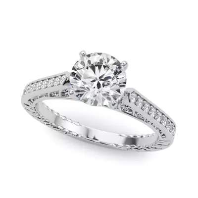 Lucine Vintage Inspired Engagement Ring