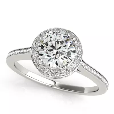 Rylee Halo Engagement Ring