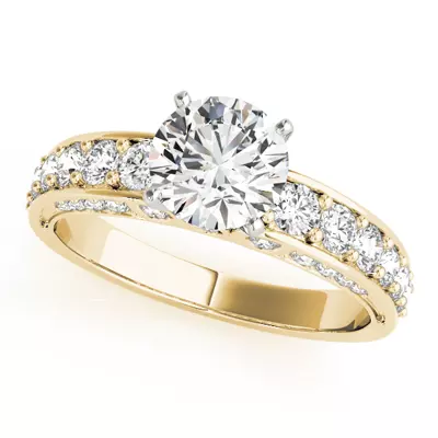 Clementine Channel Diamond Engagement Ring