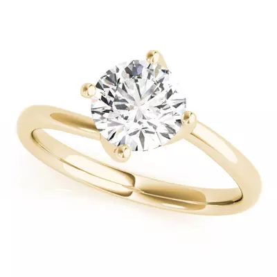 Dakota Solitaire Bypass Engagement Ring