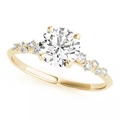 Elsie Scattered Diamond Engagement Ring