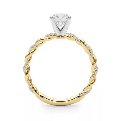 Freya Diamond Twist Engagement Ring