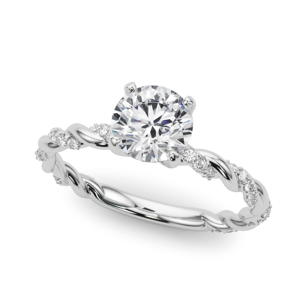 Freya Diamond Twist Engagement Ring