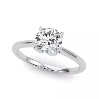 Komiko Tulip Inspired Solitaire Engagement Ring