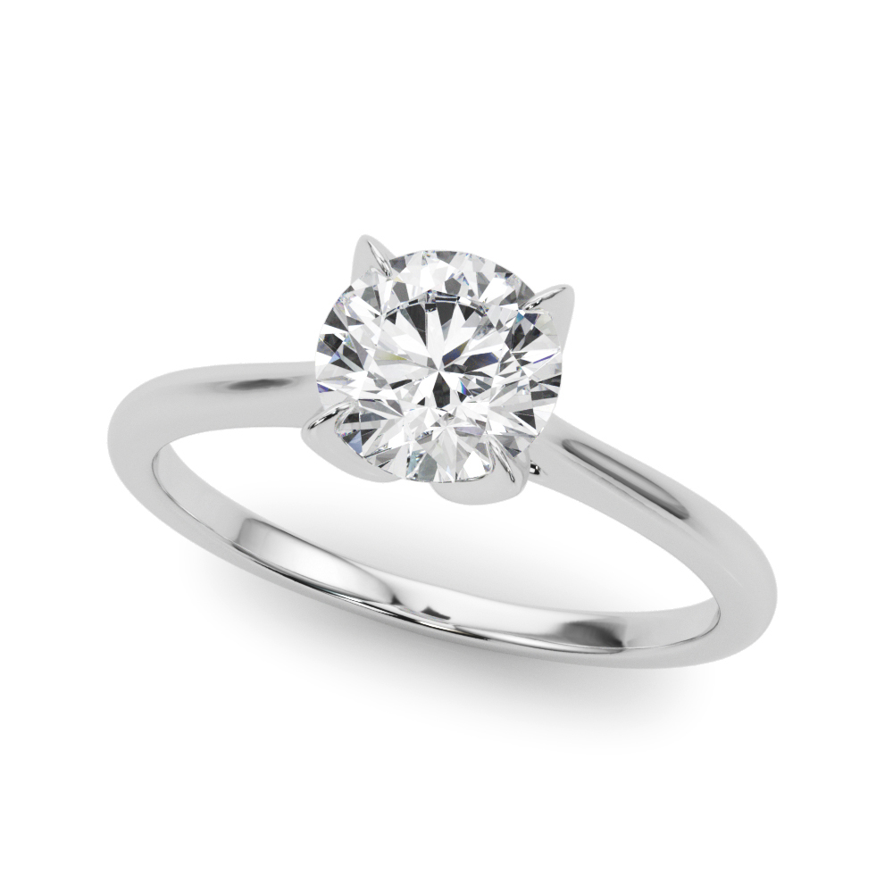 Komiko Tulip Inspired Solitaire Engagement Ring