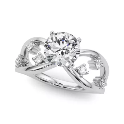 Oceane Diamond Engagement Ring