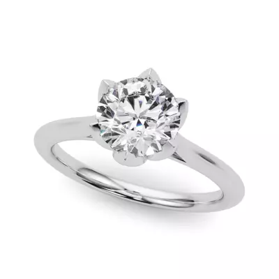Katiel Solitaire Tulip Engagement Ring