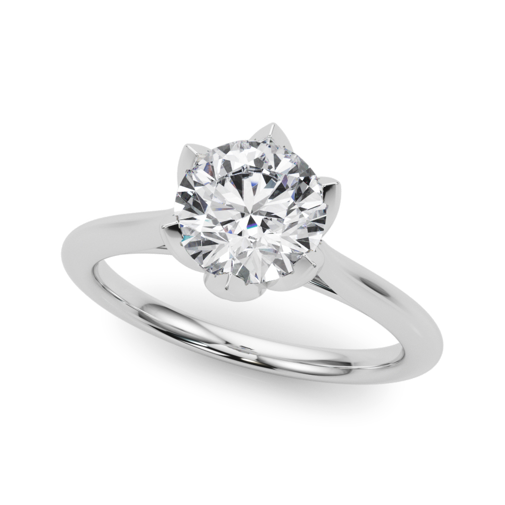 Katiel Solitaire Tulip Engagement Ring