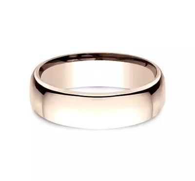 Euro Comfort-Fit Plain Band (6.5mm)