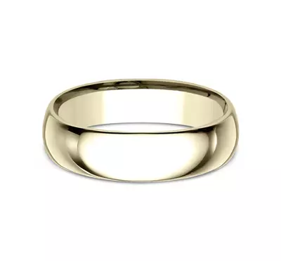 Comfort-Fit Plain Band (6mm)