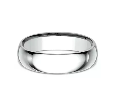 Comfort-Fit Plain Band (6mm)