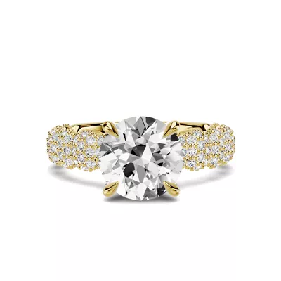 Alouette Pavé Engagement Ring