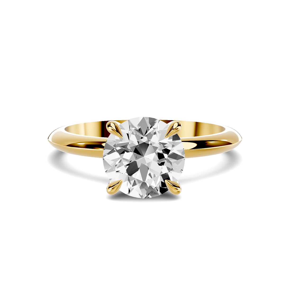 Serra Knife Edge Engagement Ring (2mm)