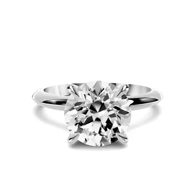 Serra Knife Edge Gallery Basket Engagement Ring (2mm)