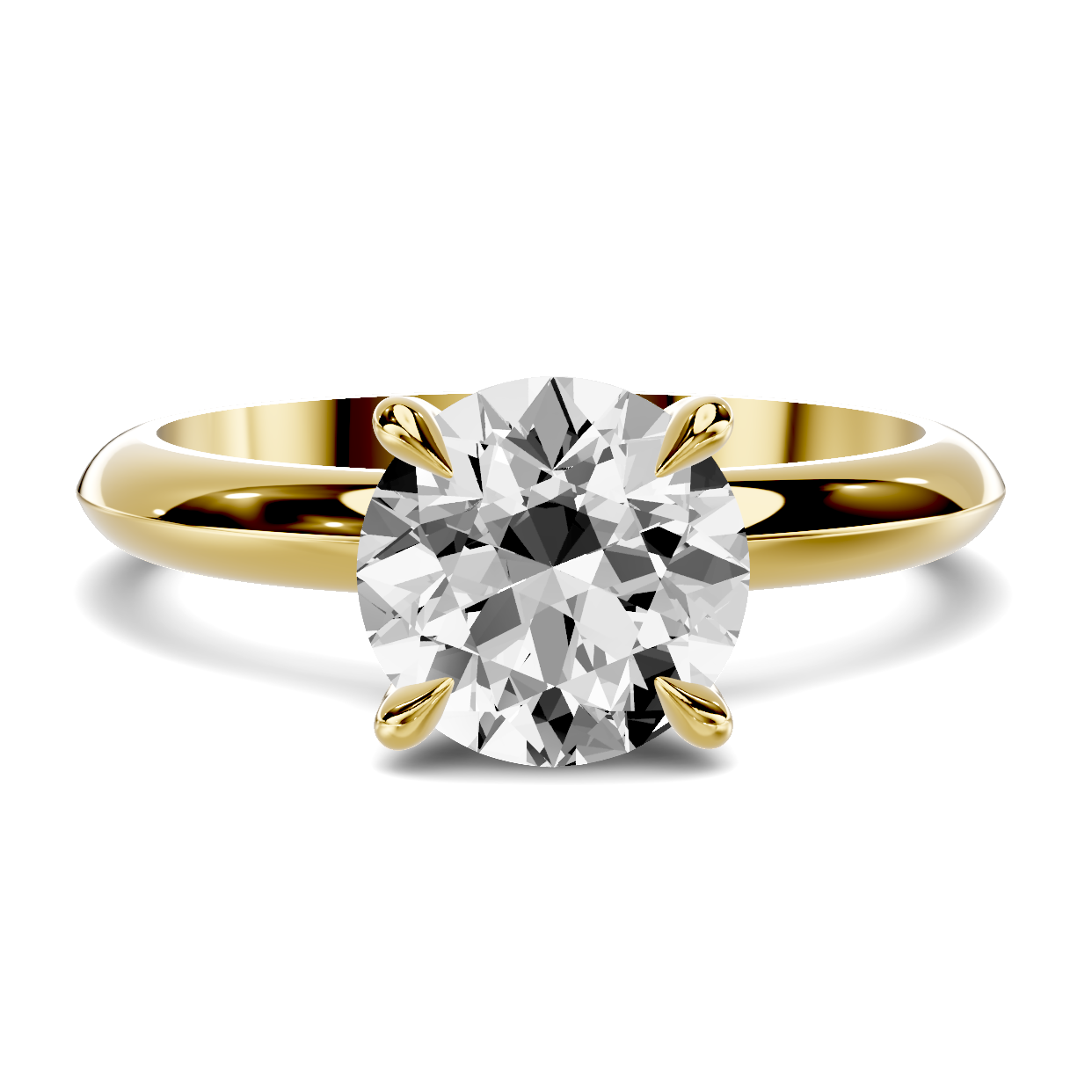 Serra Knife Edge Engagement Ring (2.5mm)