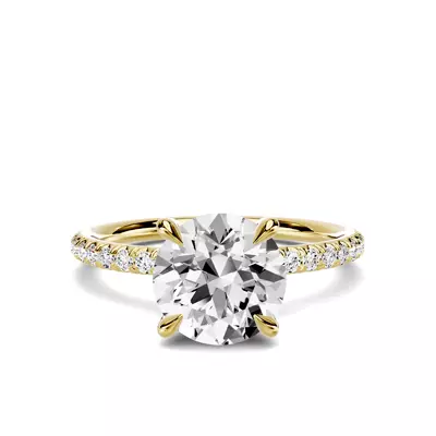 Avalon Classic Pavé Engagement Ring