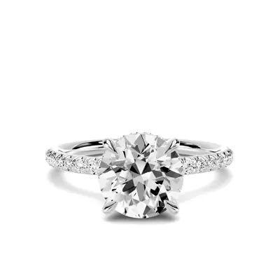 Avalon Classic Pavé Hidden Halo Engagement Ring