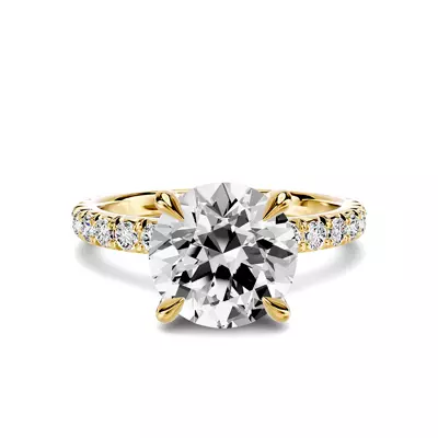 Lumina French Pavé Engagement Ring (1/2 ct. tw.)