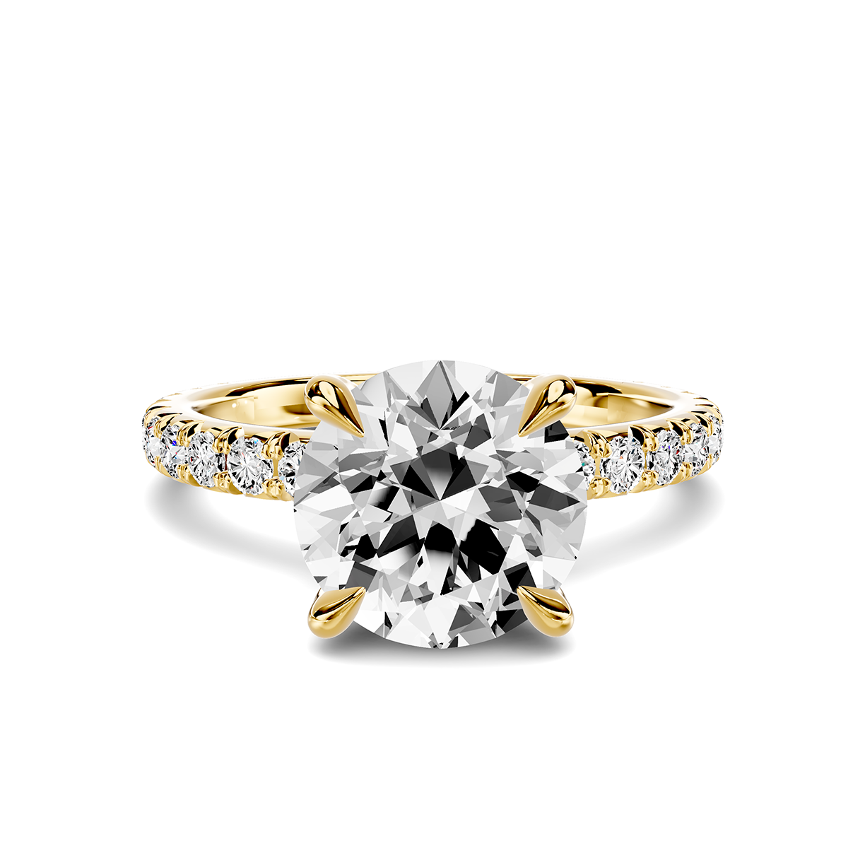 Lumina French Pavé Engagement Ring (1/2 ct. tw.)