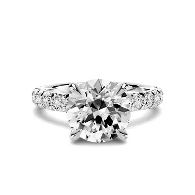 Lumina French Pavé Lab Engagement Ring (3/4 ct. tw.)