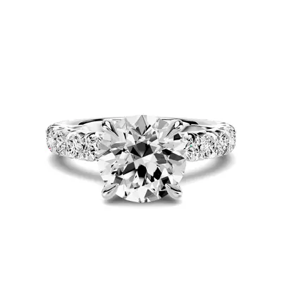 Lumina French Pavé Lab Engagement Ring (1 ct. tw.)