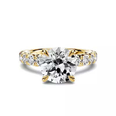 Lumina French Pavé Lab Engagement Ring (1 ct. tw.)