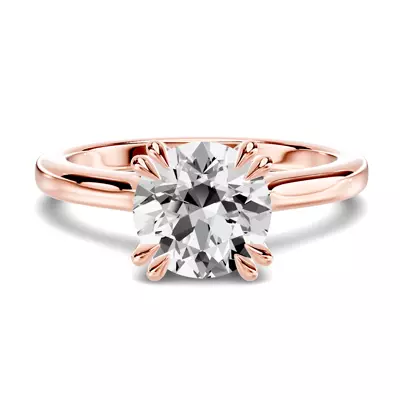 Lucca Double Prong Cathedral Engagement Ring
