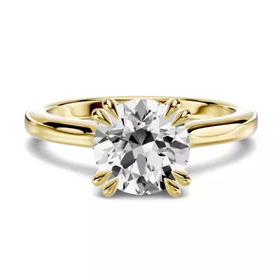 Lucca Double Prong Cathedral Engagement Ring